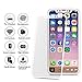 FOOING WCH9131 iPhone X Screen Protector Tempered Glass 9H Hardness Ultra-Thin Full Coverage Crystal Clear Scratch Resistant Bubble-Free Anti-Fingerprint for Apple iPhone X White