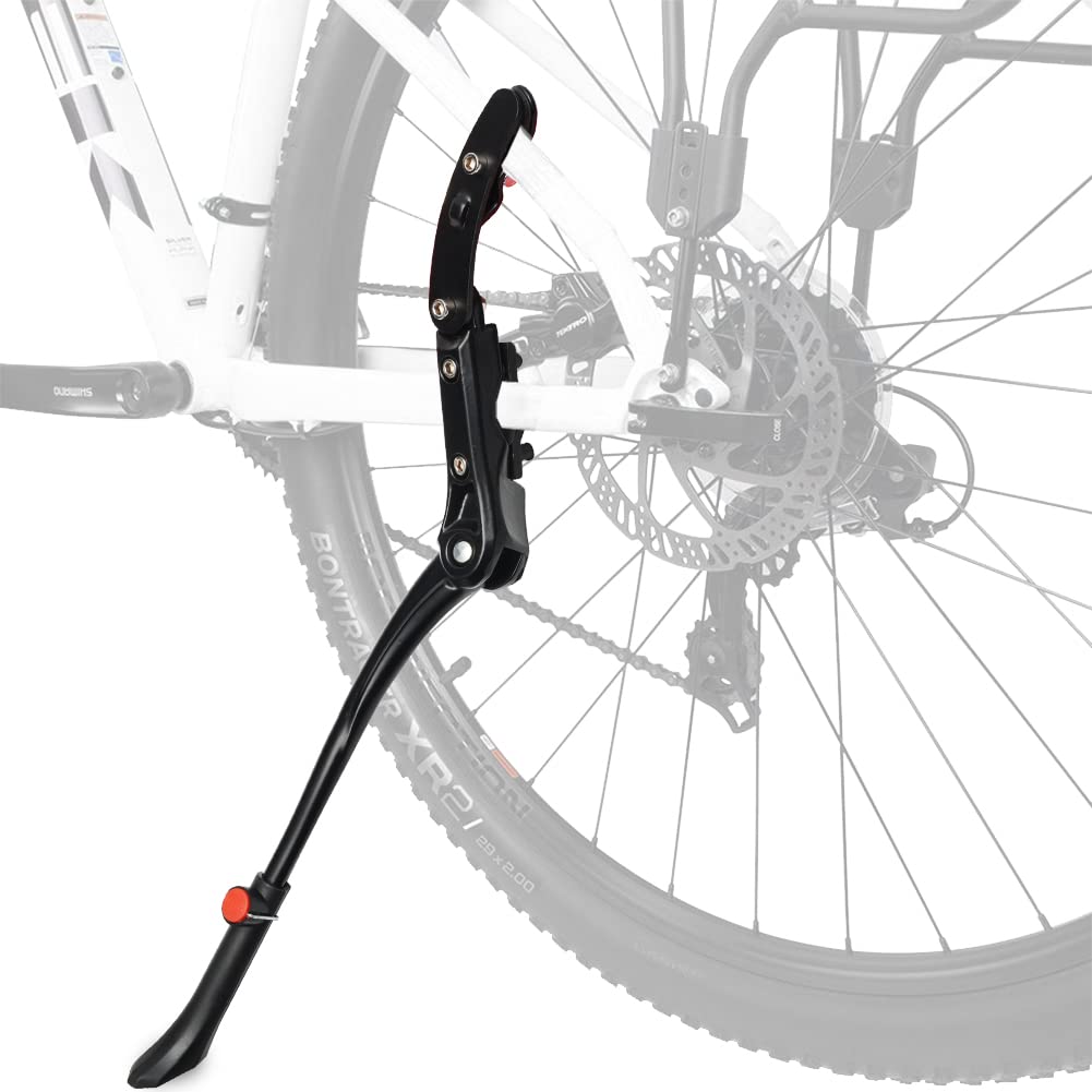 Photo 1 of TOPCABIN Adjustable Aluminium Alloy Bicycle Kickstand - Fit for 22-24-26-28 inch Mountain/Road/BMX/MTB Bike (Three-support)