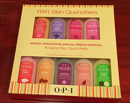 R &amp; R SKIN QUENCHERS AVOJUICE 1 Set Hand and Body Lotion New