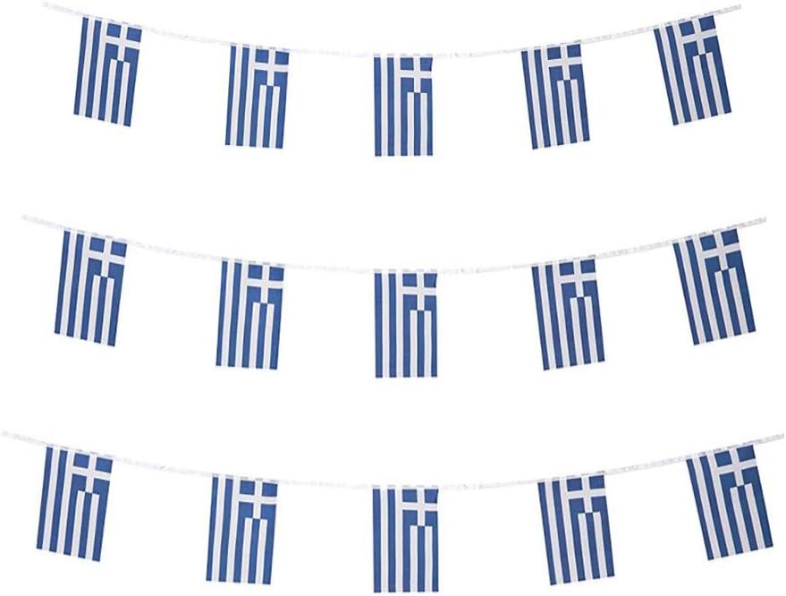 Flags - Greece Flags Greek Small String Mini Flag Pennant Banner Decorations