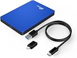 Sonnics 1TB Portable SSD Blue USB 3.1 Drive for Windows Mac PS4 Xbox One view 2