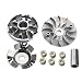 Complete Variator Roller Assy for GY6 125cc 150cc 4 Stroke 152QMI 157QMJ Scooter Moped ATV Engine Front Clutch