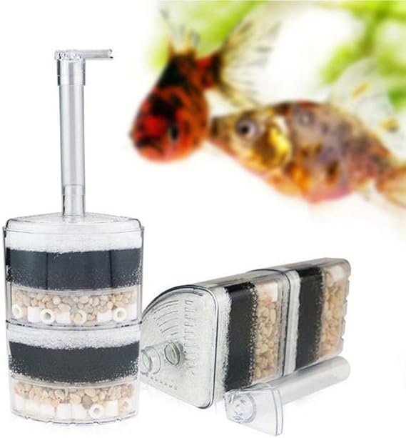B&K Aquarium Fish Tank Corner Filter Aquarium Fish Tank Internal Air