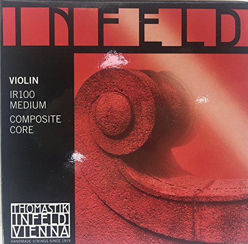 image for Thomastik Infeld Red 4/4 Violin String Set - Medium Gauge with Removab
