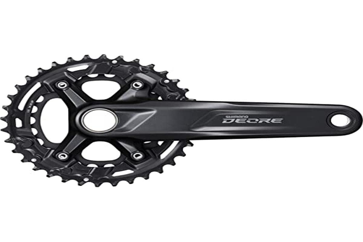 SHIMANO,One Size,169816 Deore FC-M4100 Deore chainset, 10-speed, 51.8 mm Boost chainline, 36/26T, 170 mm, Black