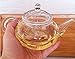 Glass Teapot Lifelj Heat Resistant stainless steel Infuser Short Spout Tea pot for Tea (350ml)