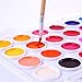 Ohuhu Fundamentals Watercolor Set, 36 Assorted Water Color Pan Set W/ 2 Paintbrushes
