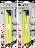 Nite Ize Gear Tie Loopable 12 Inch Yellow Rubber