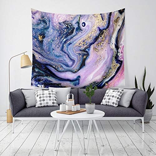 DERKOLY Swirl Marble Art Hanging Carpet Tapestry Mat Beach Blanket Rug Home Wall Decor - 200 * 150cm
