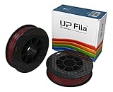 UP Fila C-22-09 PLA Plastic Filament, Burgundy Red, 2 x 500 g Rolls (Pack of 2)
