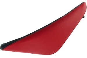 ADSSPRO Motorcycle Durable Sunproof Easy Use Red + Black Flat Tall Foam Seat For CRF50 90cc 110cc 125cc 140cc 150cc 160cc XR 50 SSR Trail Dirt pit Bike Off Road motocross Motorbike scooter (Red)