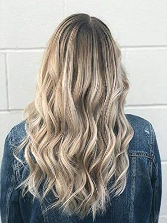 Laavoo 14inch Sticky Glue Tape In Human Hair Balayage Root Medium
