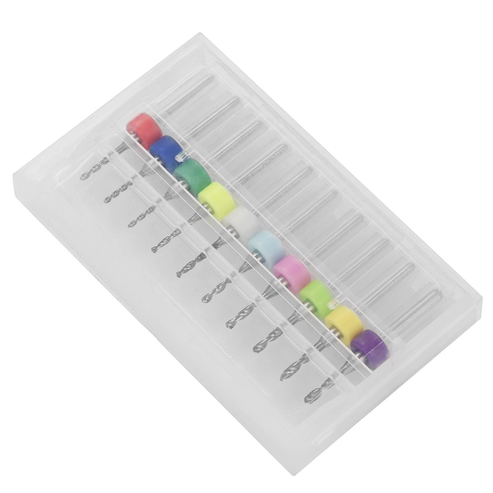 10Pcs PCB Drill Bits,1.1-2.0mm Tungsten Carbide Micro Drill Bits Set Tool for PCB Print Circuit Board