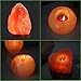 JD.Gems Himalaya Salt Decor 4 Piece Gift Set | Natural Salt Lamp, Globe Tealight Candle Holder, Apple Candle Holder & Heart Candleholder, Easy to Maintain Air Purifying Himalayan Salt