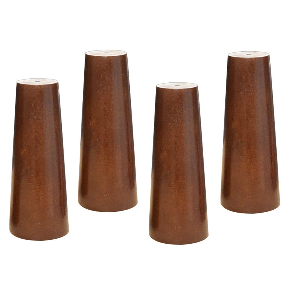 Amazon Com Jpeng Wooden Furniture Legs Round Solid Wood Sofa