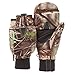 Huntworth Boys Youth Waterproof Classic Hunting Pop Top Gloves, Oak Tree EVO,Large