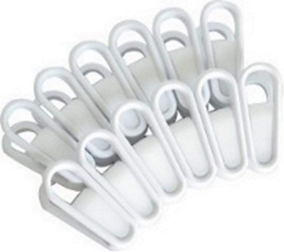 Merrick Multipurpose Plastic Hanger Clips 12 pk - 1x