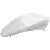 Womens Classic Pu Leather French Beret Hat