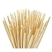 Bamboo Marshmallow S'mores Roasting Sticks 36 Inch 5mm Extra Long Heavy Duty Wooden Skewers, 110 Pieces. Perfect for Hot Dog Kebab Sausage, WITH REUSABLE BAG! Safe 100% Biodegradable