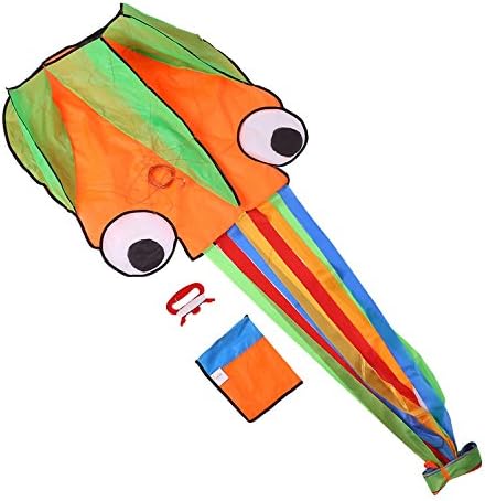 Octopus Kite With 30m Bobbin Wind Spinners Flying Is A Funny Outdoor Activity That Can Be Enjoyed By All Ages.