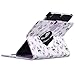 ULAK iPad mini 1/2/3 Case - 360 Degree Rotating Stand Case Cover with Auto Sleep / Wake Feature for Apple iPad mini 1 / iPad mini 2 / iPad mini 3 - Purple Rose