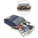 Cell Phone Purse Wallet Canvas Big Pocket Women Small Crossbody Purse Bags(Blue)