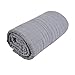 Super Soft Comfortable Newborn Infant Muslin Gauze Cotton Warm Baby Bath Towels Swaddle Blanket (Gray)