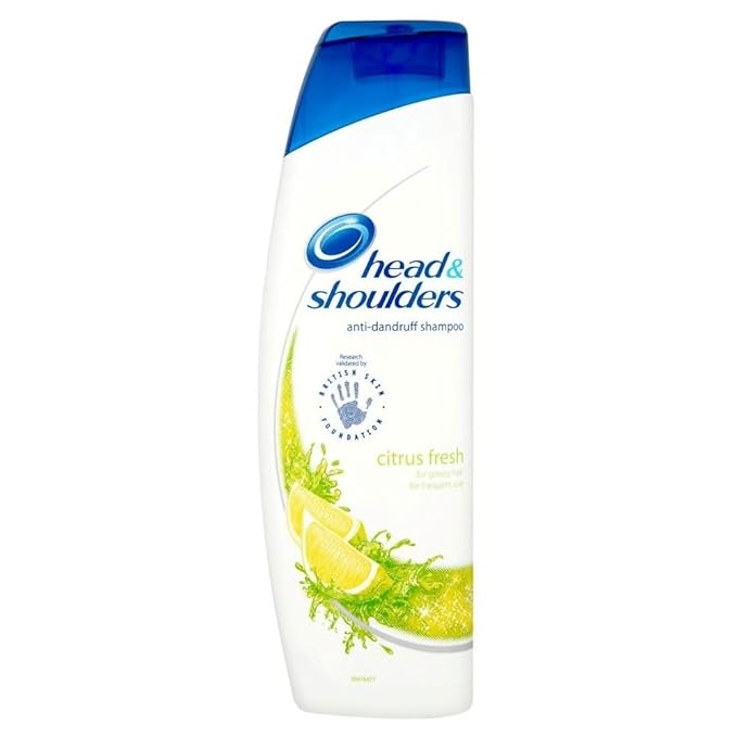 Head & Shoulders Citrus Fresh AntiDandruff Shampoo 6 x 250ml Hair Shampoos Beauty