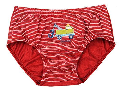 Baoji Boys Underwear, FunkyDog Toddler Underwear Cotton Underwear,Cars Pattern Men Underwear Boxer Briefs(Pack of 5)(2T-3T) (2-3 Years/M)
