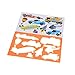 Economy Drawing Stencils Art Set of 6 for Kids – Educational Toy, for Travel and Gifts for Toddler, Girls, and Boys – Creative tool for Advancement -120 Shapes, Sea Animals, Farms, Vehicles