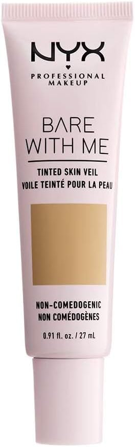 NYX PROFESSIONAL MAKEUP Bare With Me Tinted Skin Veil - Beige Caramel, Medium With Warm Undertone