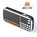 Ohala Mini Portable Am/Fm Radio Mp3 Music Player Speaker Support Micro Sd/tf Card (black)