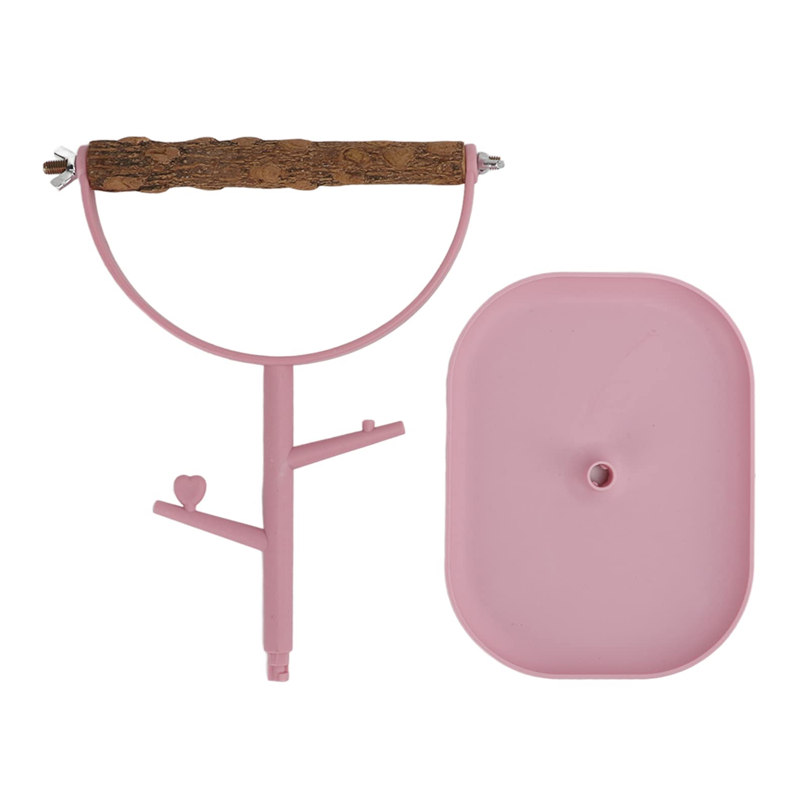 Bird Standing Perch, Portable Bird Stand for Small Medium Parrots, Tabletop Training Perch for Birds, Play Perch for Parrots, Lightweight Durable Perch for Bird Training and Play