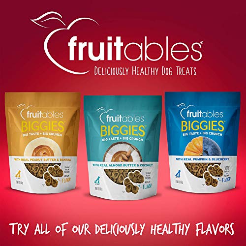Fruitables Biggies Dog Biscuits – Crunchy Dog Biscuits Made with