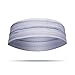 ELAN - Sports Headband - NO Slip Grip - Highiest Quality Material, Sweat Wicking, Head Band for Sports, Yoga and Exercise - Love It Guaranteed!. (Grey)