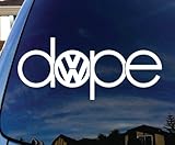 Dope Inspired VW Sticker Decal Notebook Car Laptop 5