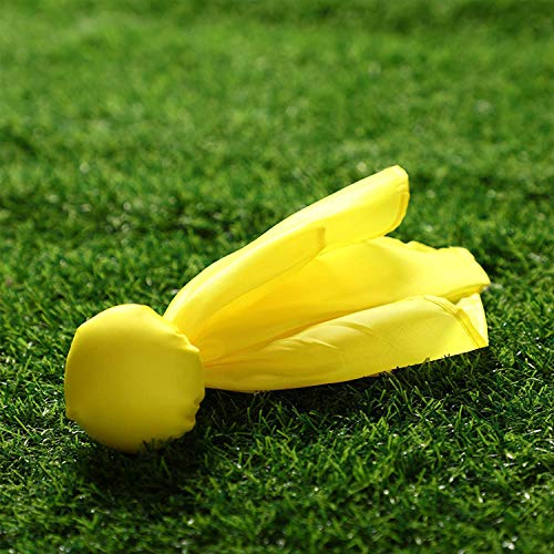 Alpurple 10 Packs Football Penalty &Challenge Flag-Football Referee Flag Tossing Flags Sports Fan Set for Party Accessory (Yellow)