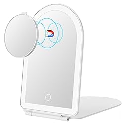 FUNTOUCH Rechargeable Travel Makeup Mirror with