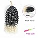 MODERN QUEEN 8 Inch Short Passion Twist Crochet Hair - 9 Bundles Marlybob Kinky Curly Crochet Hair for Black Women and Kids - Water Wave Crochet Braids