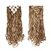 Ombre Clip in Hair Extensions Balayage Two Tones Highlighted 8PCS Clip on Synthetic Hairpiece Full Head Long Straight Wavy Hair for Women- 24