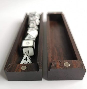 BBGoo Dados De rol Caja de Dados Se Ajusta a los imanes estándar del Juego de