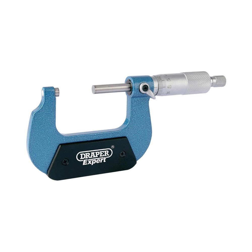 Draper 46604 Expert Metric External Micrometer, 25mm-50mm , Blue