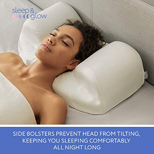 SLEEP GLOW Aula Beauty Pillow Anti Wrinkle Anti Aging Back Sleeping  Cervical Pillow with Memory Foam for H