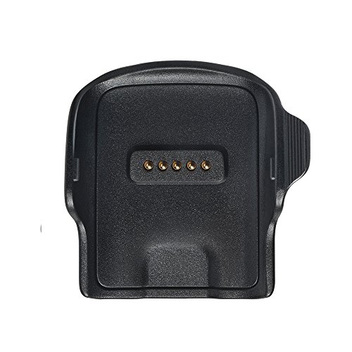 KingMas Black Charger Charging Cradle Dock for Samsung Galaxy Gear Fit R350 Smart Watch