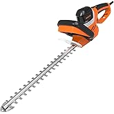 GARCARE Electric Hedge Trimmer Corded 4.8 Amp 24-Inch Dual-Action Blade | Branch Cutter with Safety Lock, Heavy Duty Trimming, For Bushes, Shrubs and Garden