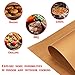 X-Chef Copper Grill Mats, Copper Sheets, BBQ Grilling Mats Nonstick for Charcoal Grill, Cooking Baking Sheets for Oven, 3 Packs, Reusable & Easy Clean, 15.75’’ x 13’’