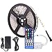 LED Strip Lights with Remote Waterproof RGBW Rope Light 16.4feet 300leds 5050SMD Color Changing Full Kit