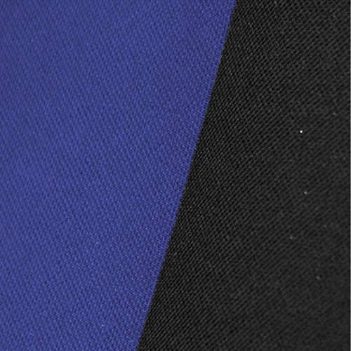 Copap 17pcs Universal SUV Car Seat Covers Mesh Fabric Seat Covers for Vehicles Autos Full Set Front Airbag Compatible 5 Headrest Covers 1 Steering Wheel Covers Black / Blue