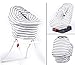 Chalier Nursing Breastfeeding Cover Scarf - Baby Car Seat Canopy - Soft Carseat Canopy Cover - Shopping Cart, Stroller, Carseat Covers - Multi Use Infinity Stretchy Shawl (Gray & White Stripes)