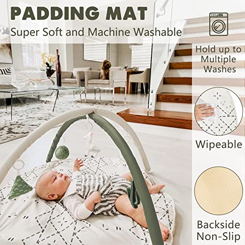 Baby Play Mat, Macrame Activity Gym StageBased Sensory and Motor Skill